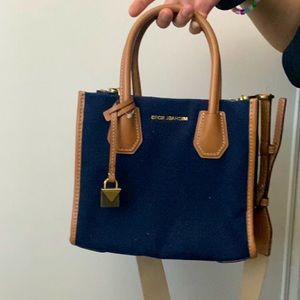 Navy blue Michael kors bag